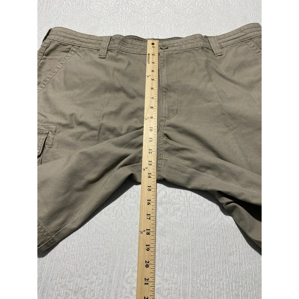 RedHead Mens 44 The Original Trail Head Cargo Shorts‎ Khaki Tan Cotton 6-Pocket